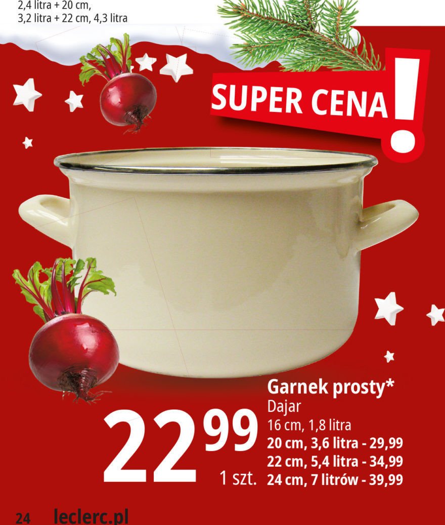 Garnek prosty 24 cm Dajar promocja