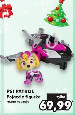 Pojazd z figurk膮 psi patrol skye promocja