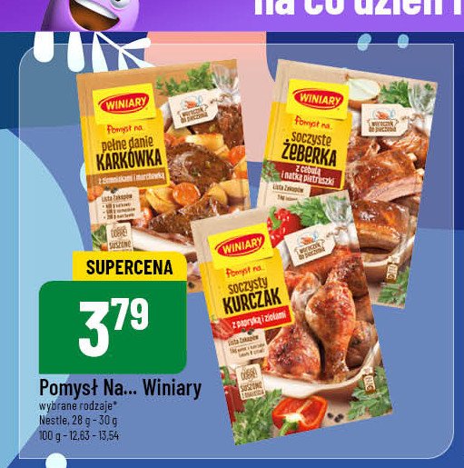 Karkówkę z ziemniakami i marchewką Winiary pomysł na ... promocja