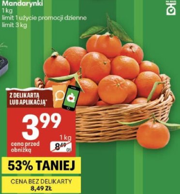 Mandarynki promocja w Delikatesy Centrum