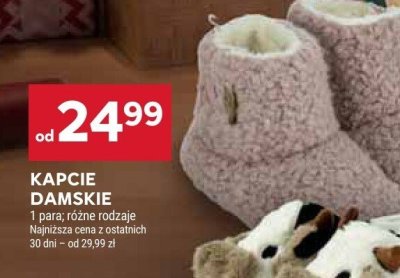 Kapcie damskie promocja w Stokrotka