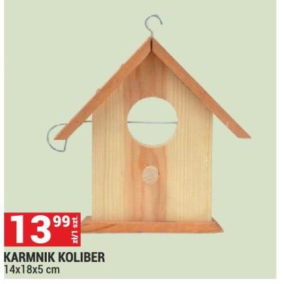 Karmnik koliber 14x18x5 cm promocja w Merkury Market