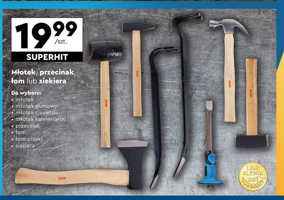 Młotek kamieniarski Niteo tools promocja