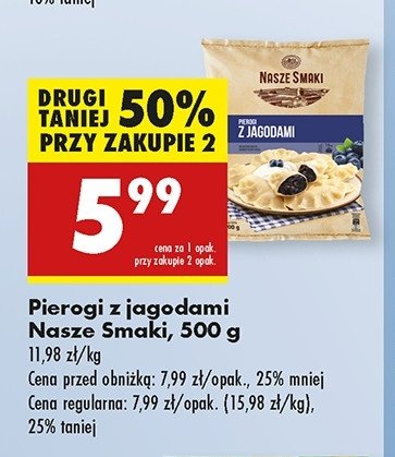 Pierogi z jagodami Nasze smaki promocja