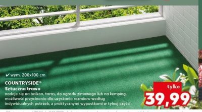 Sztuczna trawa 100 x 200 cm K-classic countryside promocja