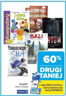 Książki różne rodzaje promocja w Carrefour Market