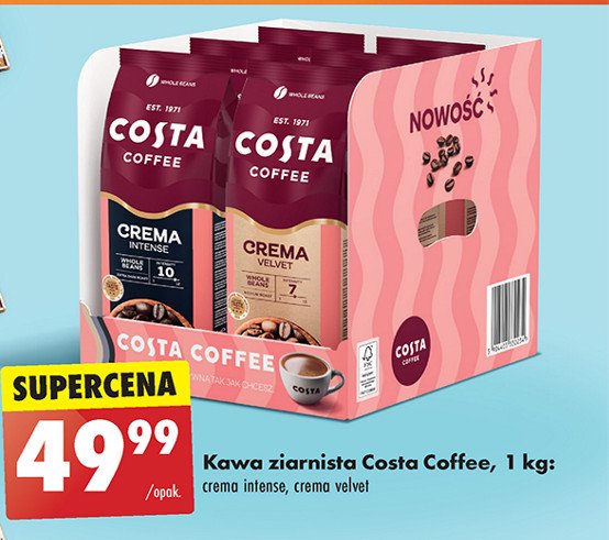 Kawa Costa coffee cafee crema intense promocja