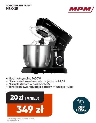 Robot planetarny MRK-25 promocja w Max Elektro