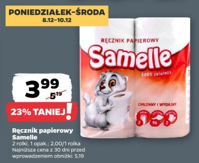 Ręcznik papierowy 2 szt. promocja w Netto