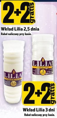 Wkład Lilia 2 dni promocja w TOPAZ