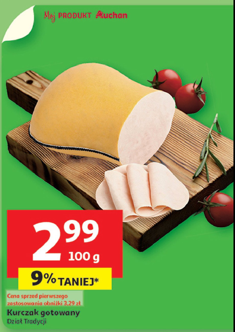 Kurczak gotowany promocja w Auchan