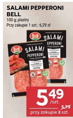 Salami pepperoni bell promocja w Stokrotka