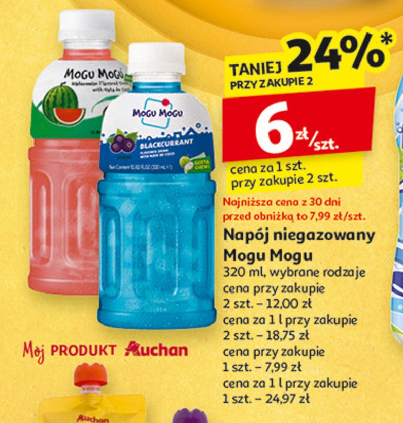 Napój arbuzowy Mogu mogu promocja