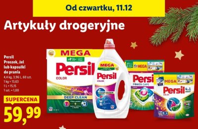Proszek do prania Persil Color lub Deep Clean lub Caps promocja w Lidl