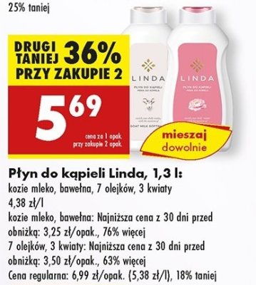 P艂yn do k膮pieli 3 kwiaty Linda promocja