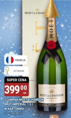 Szampan Moët & Chandon Brut Imperial 1,5 l w kartoniku promocja w bi1