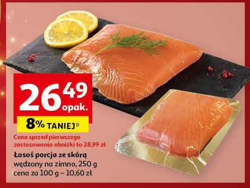 Łosoś norweski filet ze skórą promocja