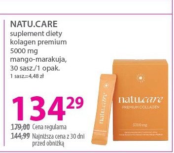 Suplement diety kolagen premium mango-marakuja Natu.care promocja