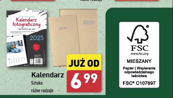 Kalendarz fotograficzny 2025 promocja