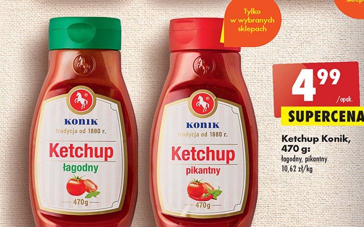 Ketchup pikantny Konik promocja