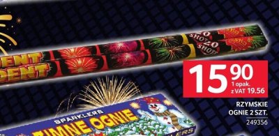 Fajerwerki Rzymskie ognie 2 szt. promocja w Selgros
