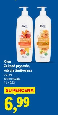 Żel pod prysznic Cien edycja limitowana promocja w Lidl