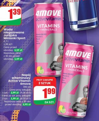 Napój witaminowy Active Vitamin 4move promocja w Dino