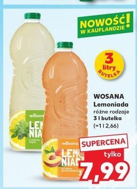 Lemoniada cytryna mięta Wosana promocja