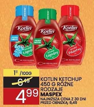 Ketchup Kotlin łagodny promocja w Wafelek