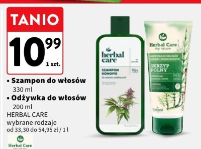 Odżywka do włosów Herbal Care promocja w Intermarche