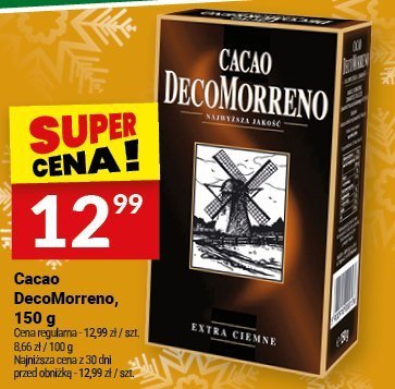 Cacao DecoMorreno, 150 g promocja w Twój Market