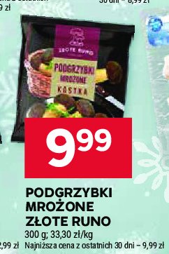 Podgrzybek mrożony kostka Złote runo promocja w Stokrotka