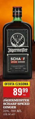 Likier Jägermeister Scharf Spiced Ginger promocja
