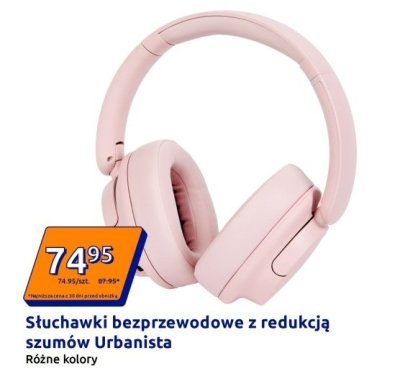 Słuchawki bezprzewodowe z redukcją szumów Urbanista promocja w Action