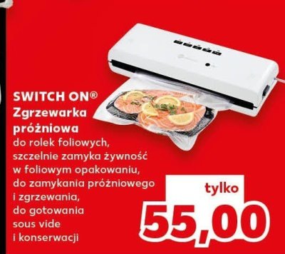 Zgrzewarka próżniowa SWITCH ON promocja w Kaufland