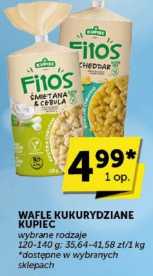 Wafle kukurydziane Kupiec Śmietanka & Cebula promocja w ABC