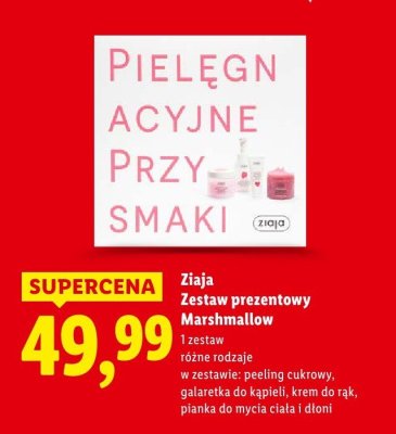 Ziaja Zestaw prezentowy Marshmallow promocja w Lidl