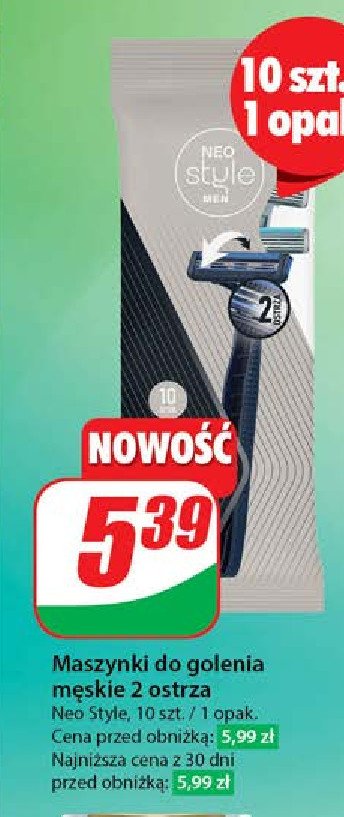 Maszynki do golenia Neo style promocja w Dino