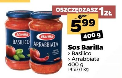 Sos Arrabbiata Barilla promocja