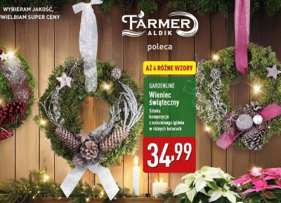 Wieniec świąteczny promocja w Aldi