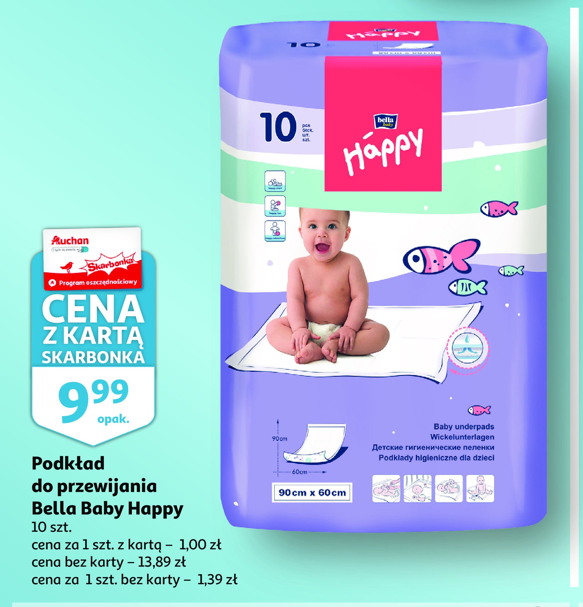 Podkłady do przewijania Bella baby happy promocja
