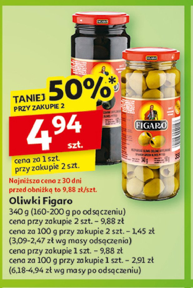 Oliwki czarne Figaro promocja