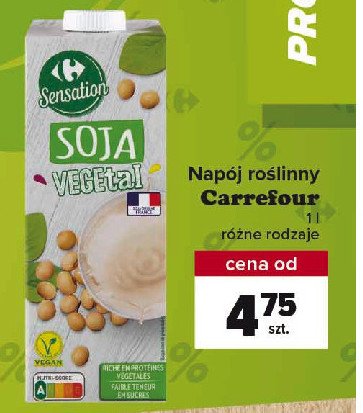 Napój sojowy Carrefour promocja