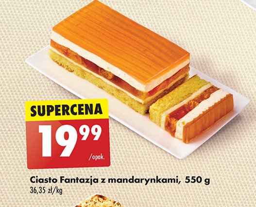 Ciasto fantazja z mandarynkami promocja