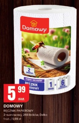 R臋cznik papierowy Domowy 2-warstwowy 266 listk贸w promocja