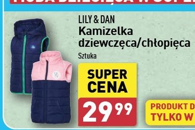 Kamizelka dziewczęca 86/92-110/116 Lily & dan promocja