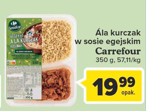 Ala kurczak w sosie egejskim Carrefour sensation promocja