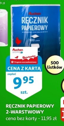 Ręczniki kuchenne 100 m Auchan promocja