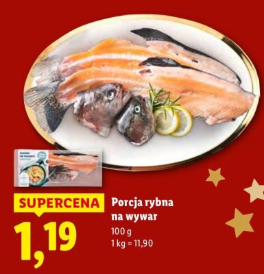 Porcja rybna na wywar promocja w Lidl