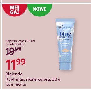 Fluid-mus nawil偶aj膮cy Bielenda blue matcha promocja